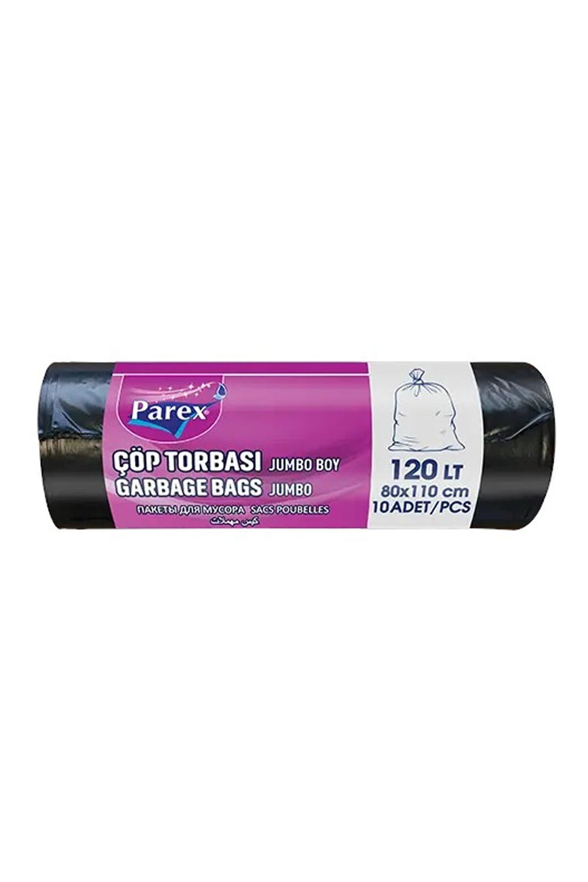 Parex Professional Çöp Torbası Jumbo Boy 80 x 110 cm (Tekli)