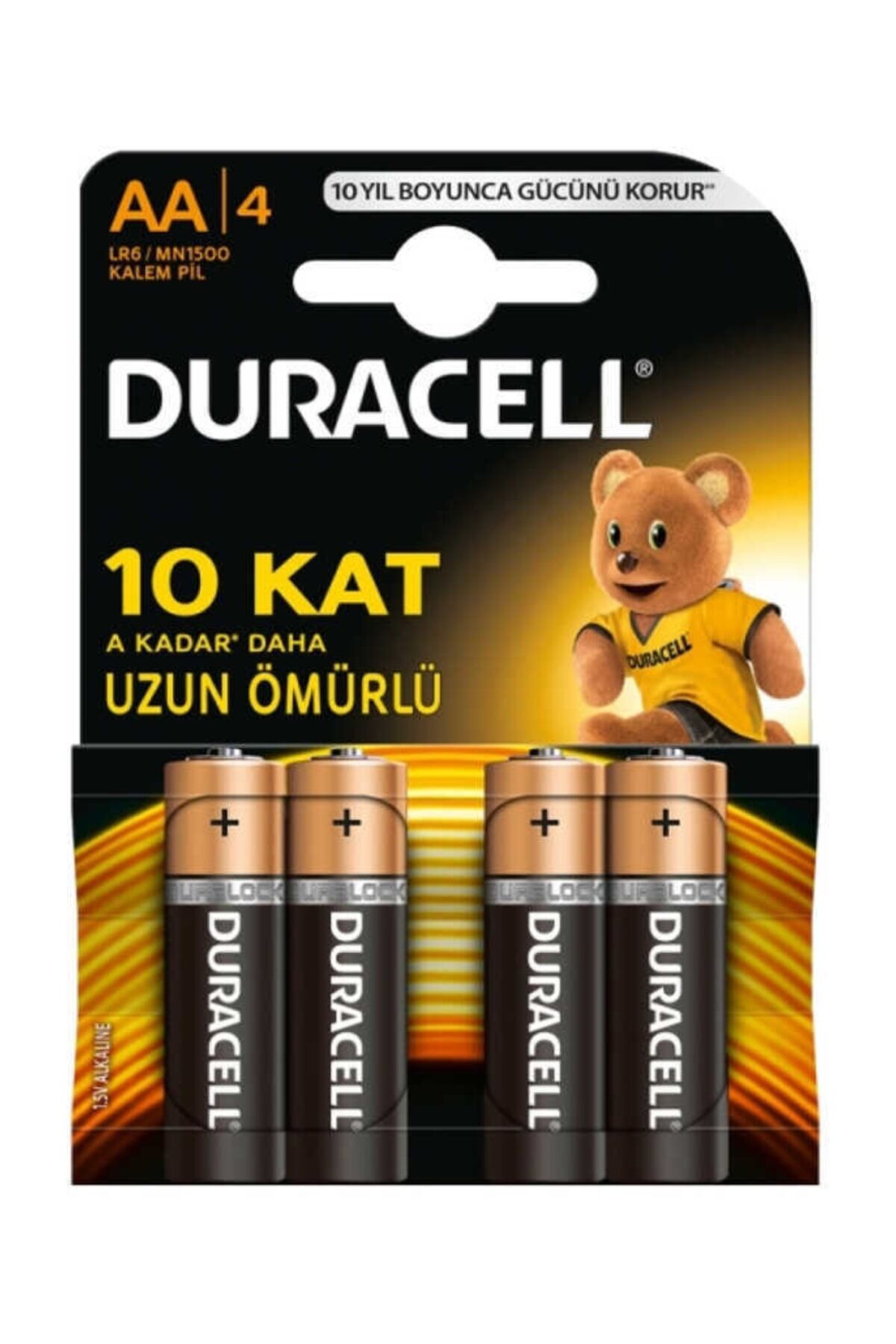 Duracell Pil 4’lü Kalem AA – Uzun Ömürlü ve Güçlü Enerji Kaynağı
