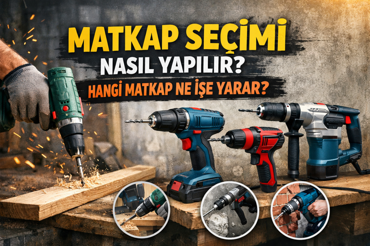 Matkap Seçimi Nasıl Yapılır? Hangi Matkap Ne İşe Yarar?