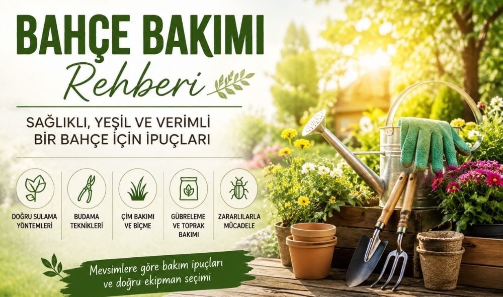 Bahçe Bakımı Rehberi: Sağlıklı ve Düzenli Bir Bahçe İçin Yapılması Gerekenler