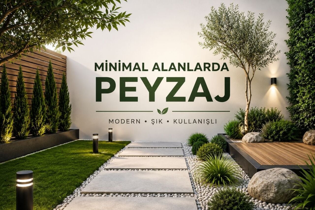 Minimal Bahçelerde Peyzaj Fikirleri: Modern, Şık ve Kullanışlı Bahçeler Nasıl Tasarlanır?
