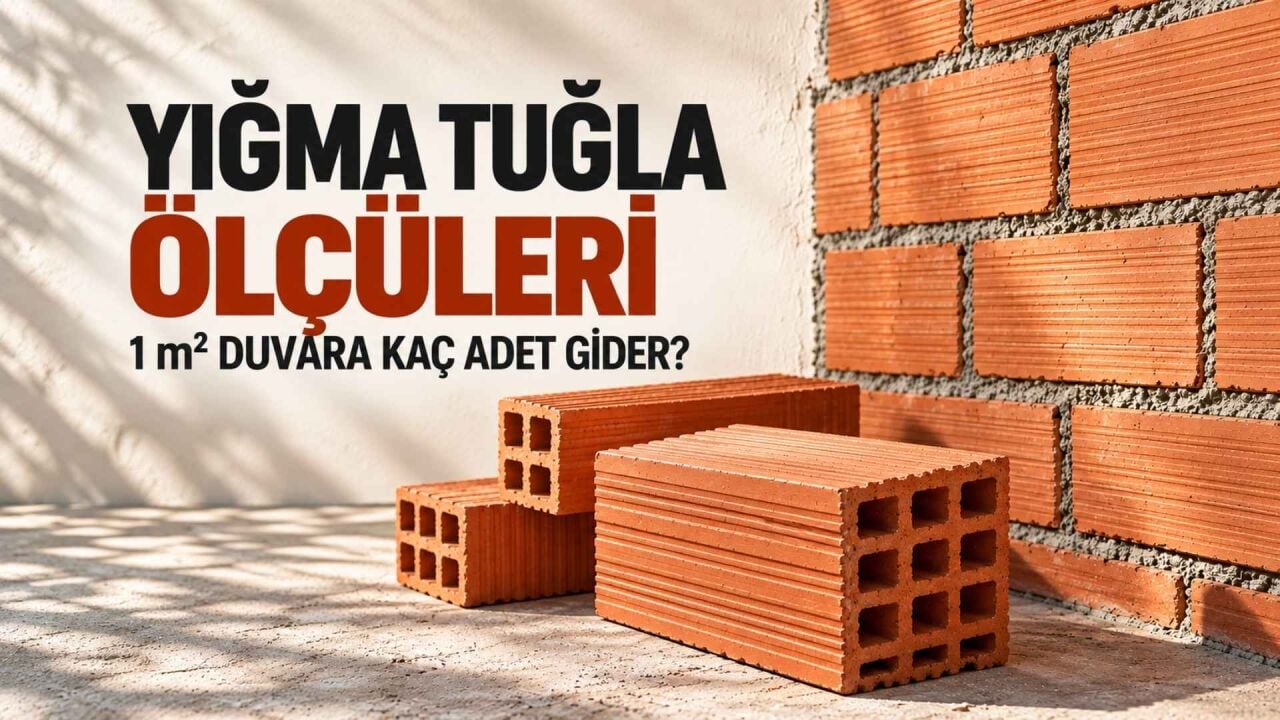 Yığma Tuğla Ölçüleri ve 1 m² Duvara Kaç Adet Gider?
