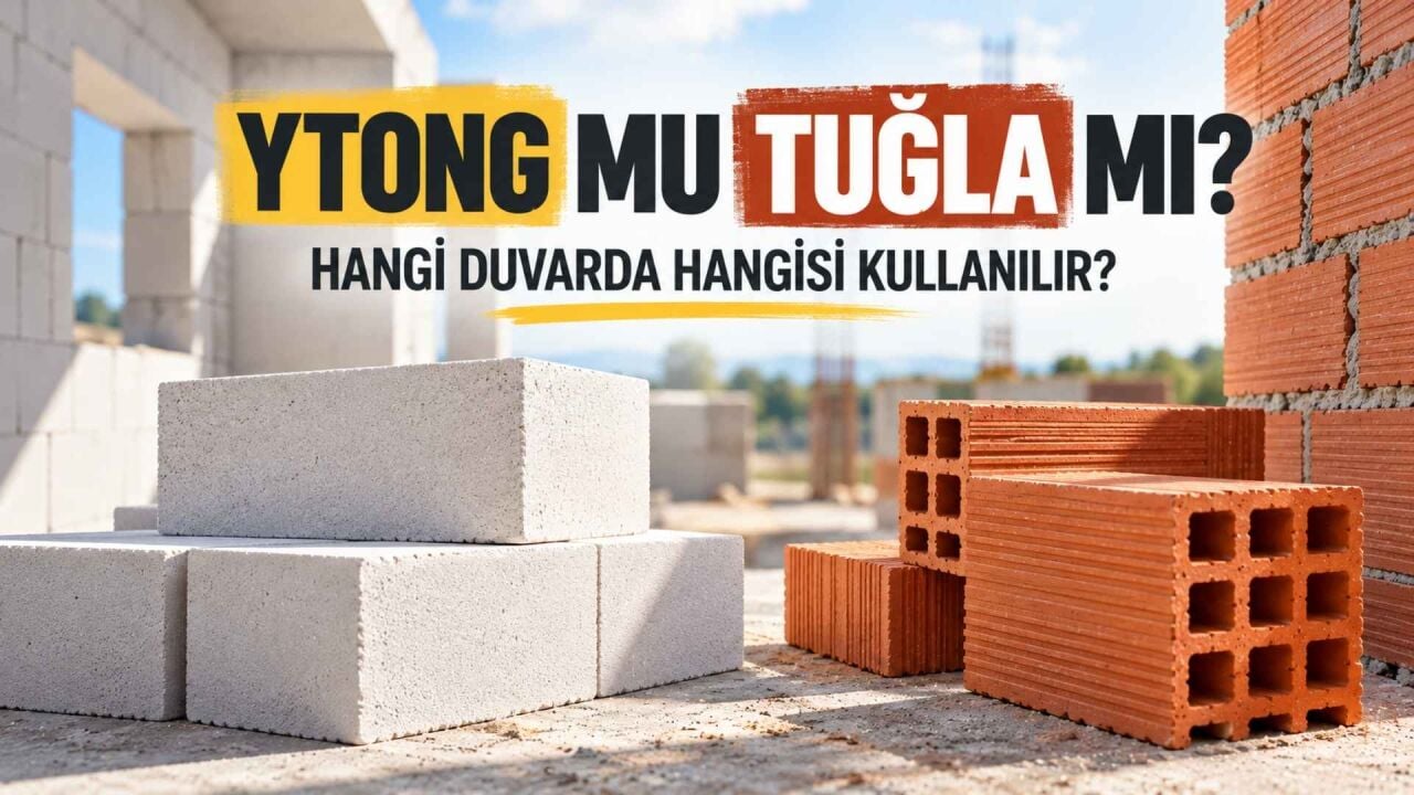 Ytong mu Tuğla mı? Hangi Duvarda Hangisi Kullanılır?