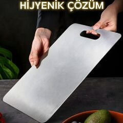 Cvs DN 00137 Paslanmaz Çelik Kesim Panosu 304 Kalite 24 x 34 cm