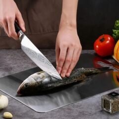 Cvs DN 00137 Paslanmaz Çelik Kesim Panosu 304 Kalite 24 x 34 cm