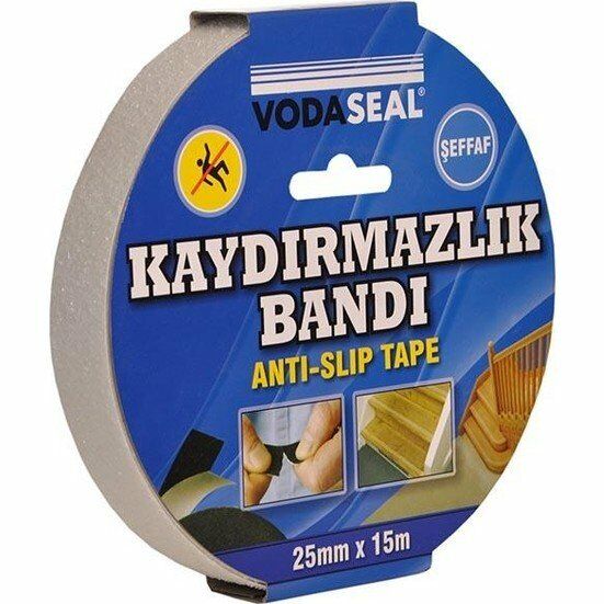 Vodaseal Kaydırmazlık Bandı 25Mm X 15M Şeffaf
