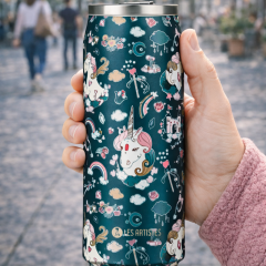 Les Artistes Paris Isı Yalıtımlı Kutu Çelik Termos 500ml Unicorn