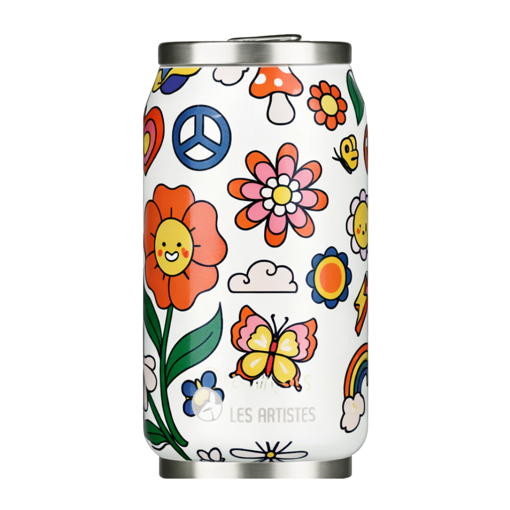 Les Artistes Paris Isı Yalıtımlı Kutu Çelik Termos 280ml Happy