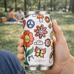 Les Artistes Paris Isı Yalıtımlı Kutu Çelik Termos 280ml Happy