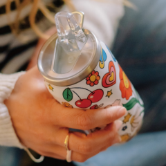 Les Artistes Paris Isı Yalıtımlı Kutu Çelik Termos 280ml Happy