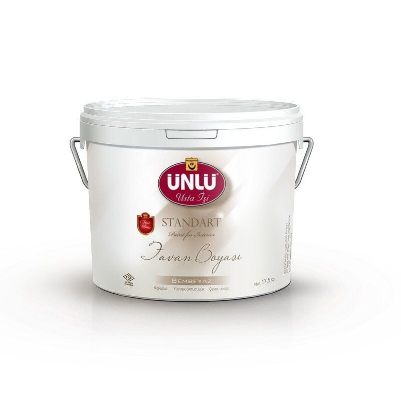 Ünlü Boya Standart Plastik Tavan Boyası 17,5 kg Beyaz