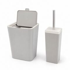 Primanova Flip 2 Li Banyo Seti Koyu Bej