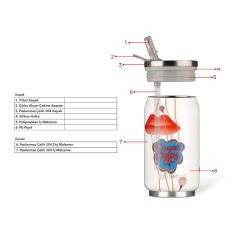 Les Artistes Paris Isı Yalıtımlı Kutu Çelik Termos 280ml Happy Snoopy