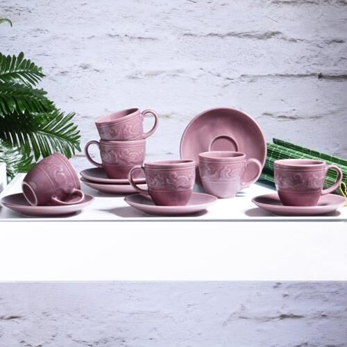 PORSELEN 6 LI KAHVE FINCAN TK.MAT MURDUM 983