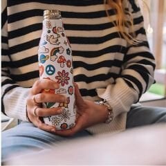 Les Artistes Paris Isı Yalıtımlı Çelik Termos 500ml Happy