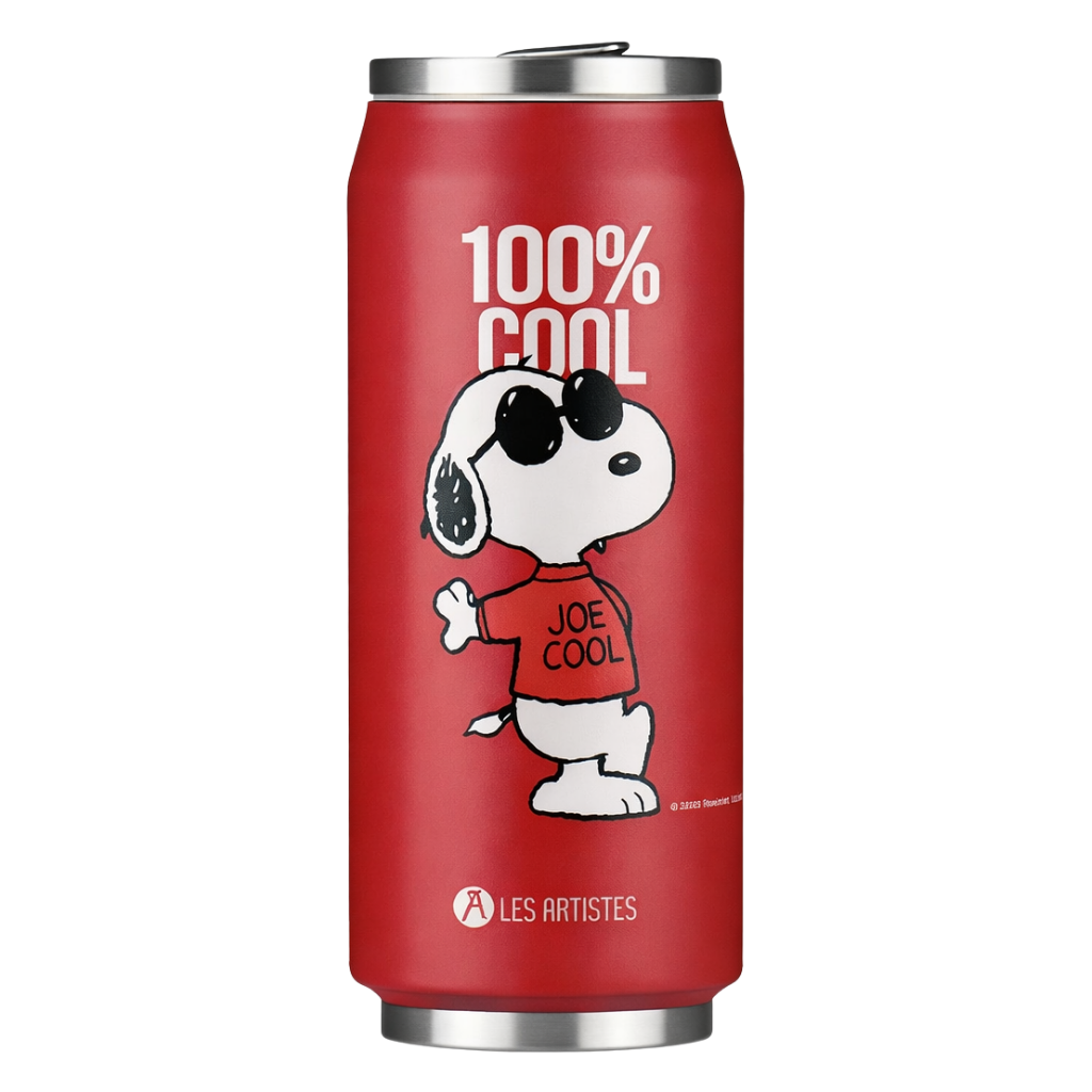 Les Artistes Paris Isı Yalıtımlı Kutu Çelik Termos 500ml Cool Snoopy