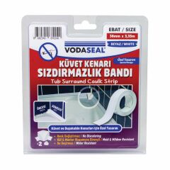 Vodaseal Aparatlı Küvet Kenar Sızdırmazlık Bandı 38 mm * 3,35 mt