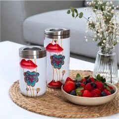 Les Artistes Paris Isı Yalıtımlı Çelik Termos Mug 350ml Chupa Kiss