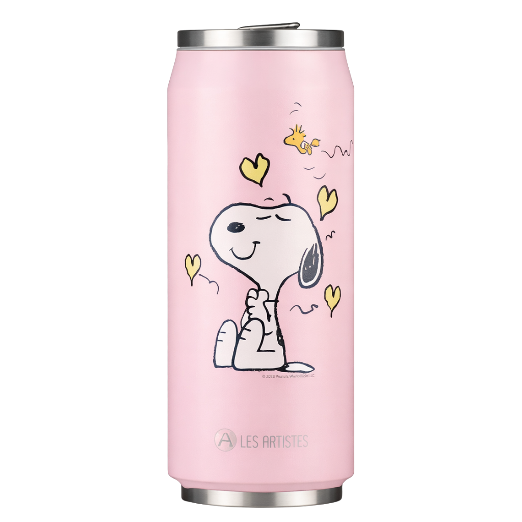 Les Artistes Paris Isı Yalıtımlı Kutu Çelik Termos 500ml Enjoy Snoopy
