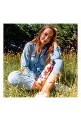 Les Artistes Paris Isı Yalıtımlı Çelik Termos 500ml Petals Çok Renkli - 500 ML