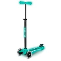 Maxi Micro Deluxe Glow Led Plus Jelly Green Scooter