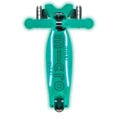 Maxi Micro Deluxe Glow Led Plus Jelly Green Scooter