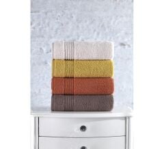 Cotton Box %100 Pamuk 4'lü Armurlu Havlu Seti Plump 50x90