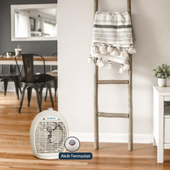 Kumtel Fanlı Isıtıcı 2000 W LX-6331 T Bej