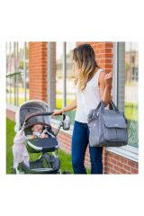 Bblüv Metrö Anne Sırt Çantası Gri