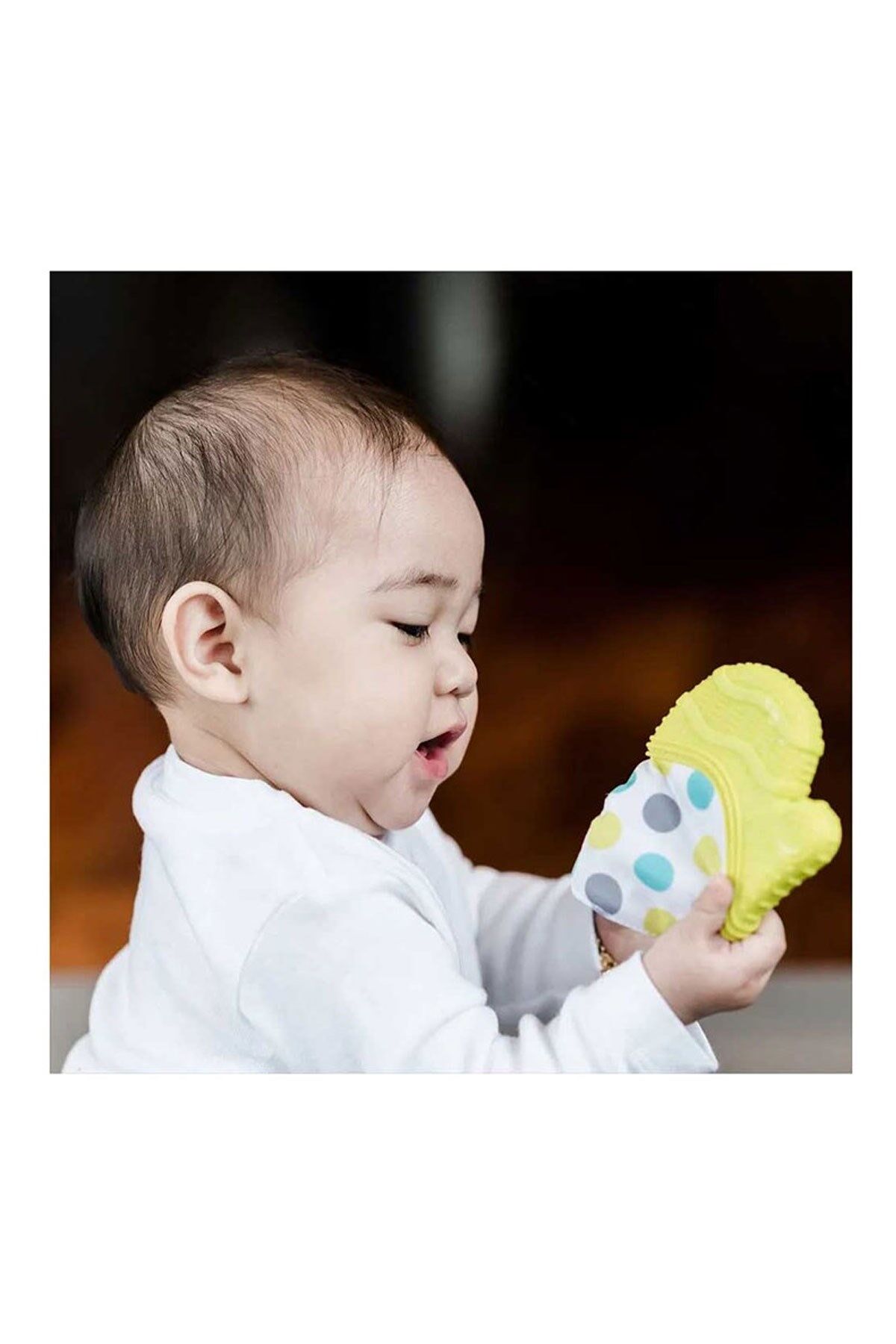 Bblüv Glüv Diş Kaşıyıcı Eldiven Gri - 3+ Ay