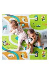 Bblüv Mülti Oyun Halısı Şehir 140*100*1 cm Çok Renkli - 0+ Yaş