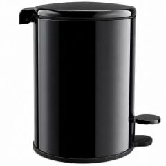 Prima Nova Cigo Pedallı Çöp Kovası 6 Litre Siyah