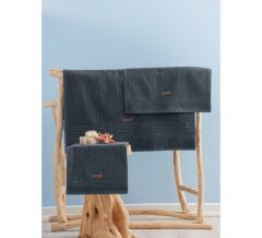 Cotton Box %100 Pamuk Wellness Havlu Seti Zen Antrasit