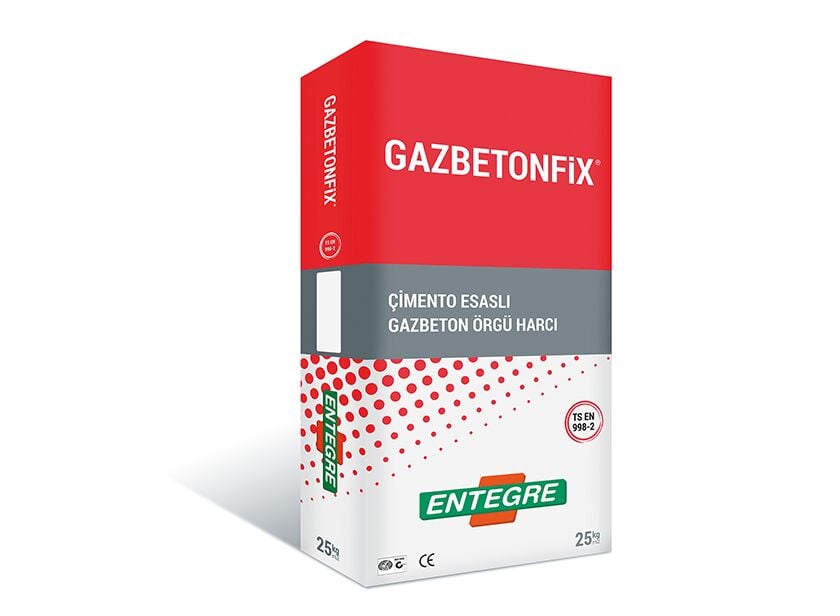 Gazbetonfix Çimento Esaslı Gazbeton Örgü Harcı 25 KG Torba