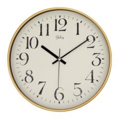 Galaxy D-218-A-1 Altın Rengi Duvar Saati 30 CM