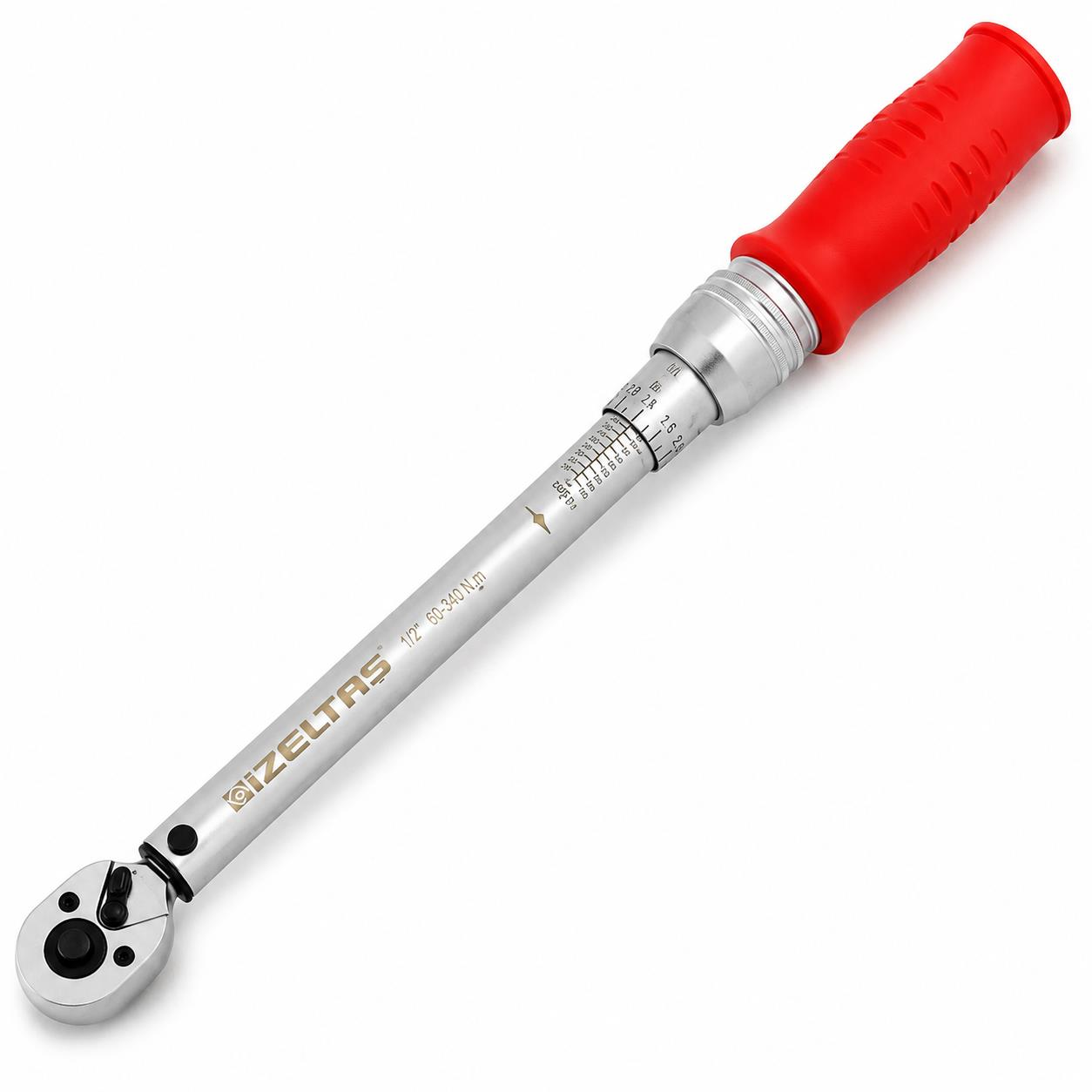 İzeltaş 1/2'' Cırcırlı Tork Anahtarı 60-340 Nm