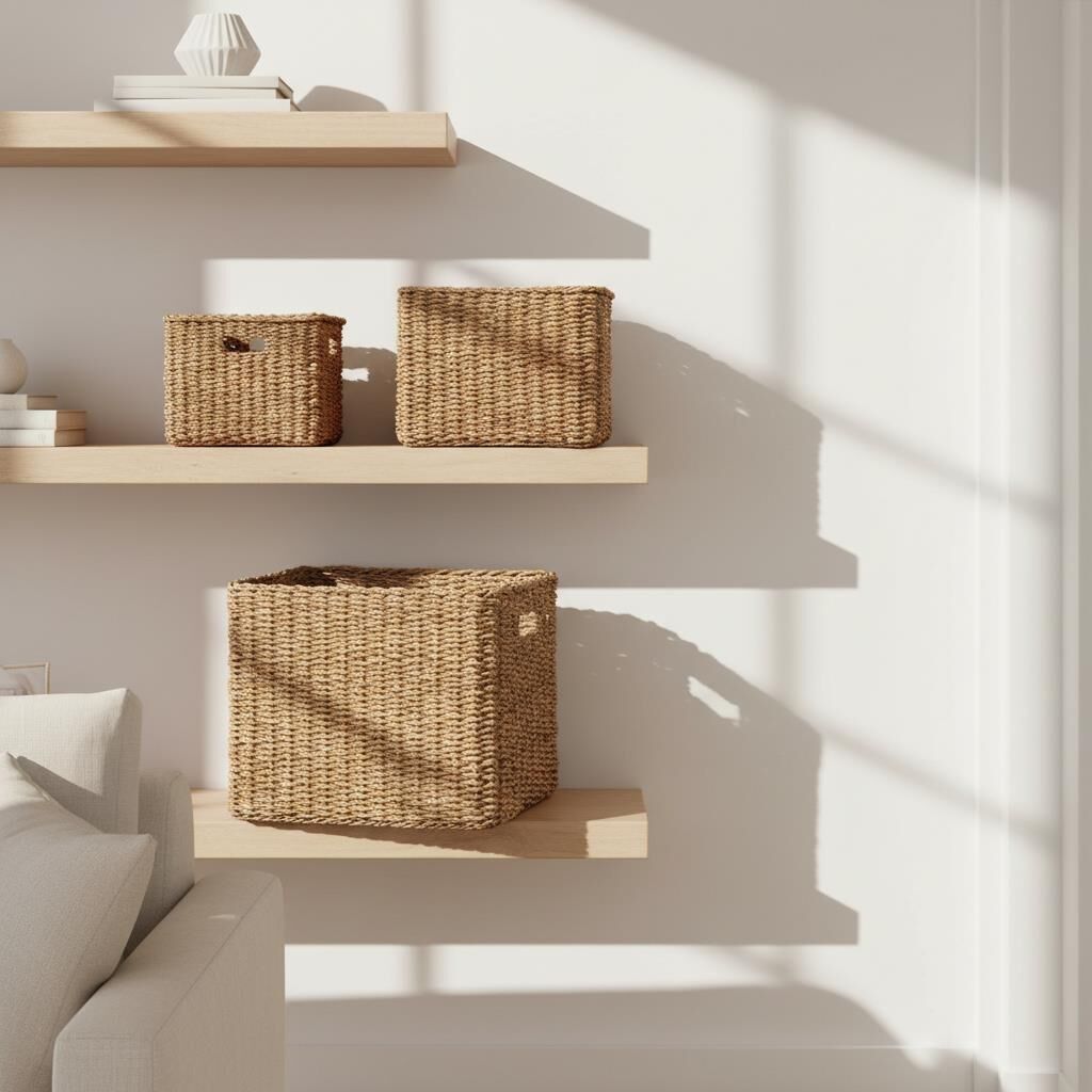 Casalinda CL-13023 Büyük Boy Tekli Hasır Sepet – İşlevsel Depolama ile Doğal Şıklığın Buluşması