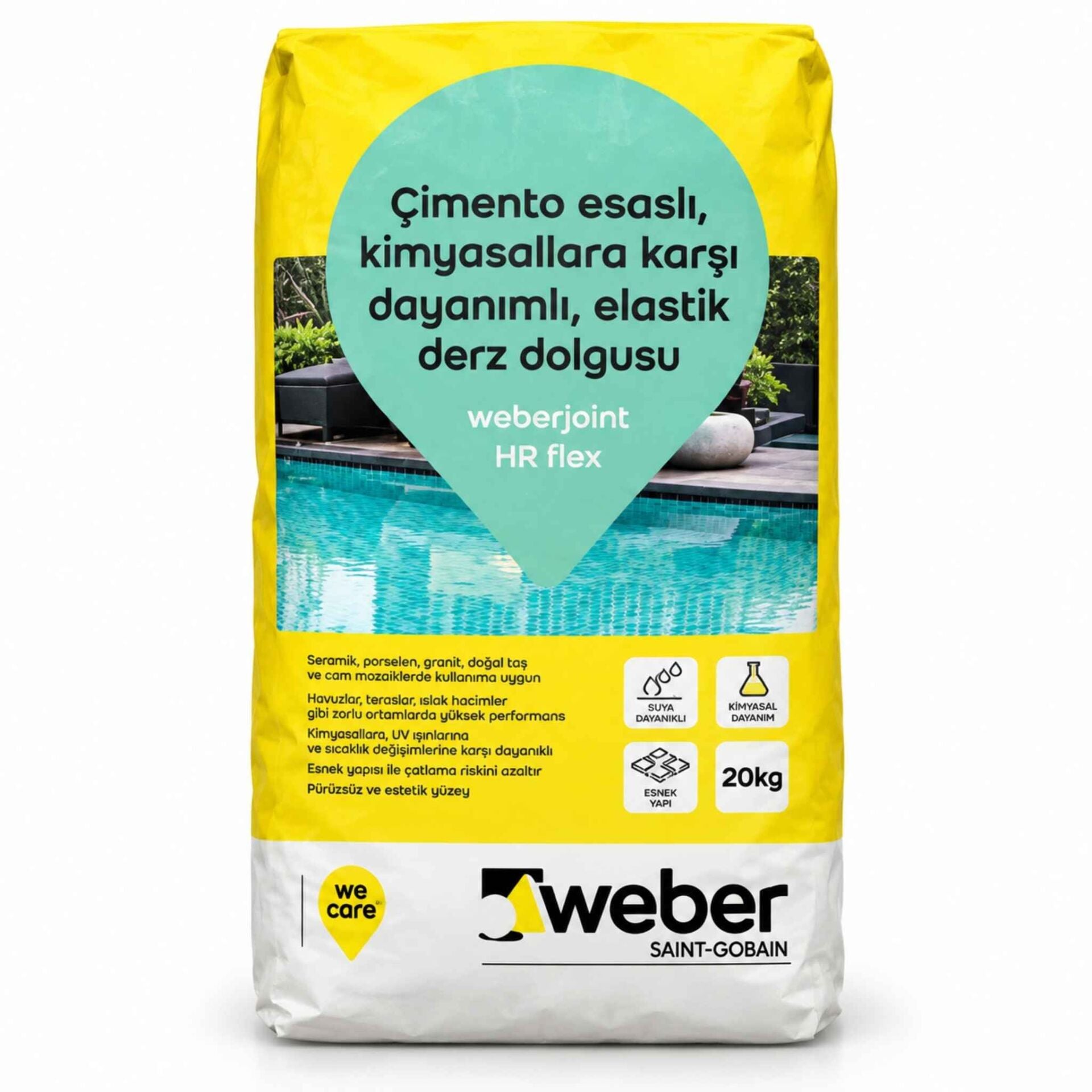 Weber Joint HR flex Beyaz 20KG Havuz