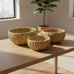 PANALI PNL-BWH-01-L Hasır Sepet Büyük Boy 30x14 cm