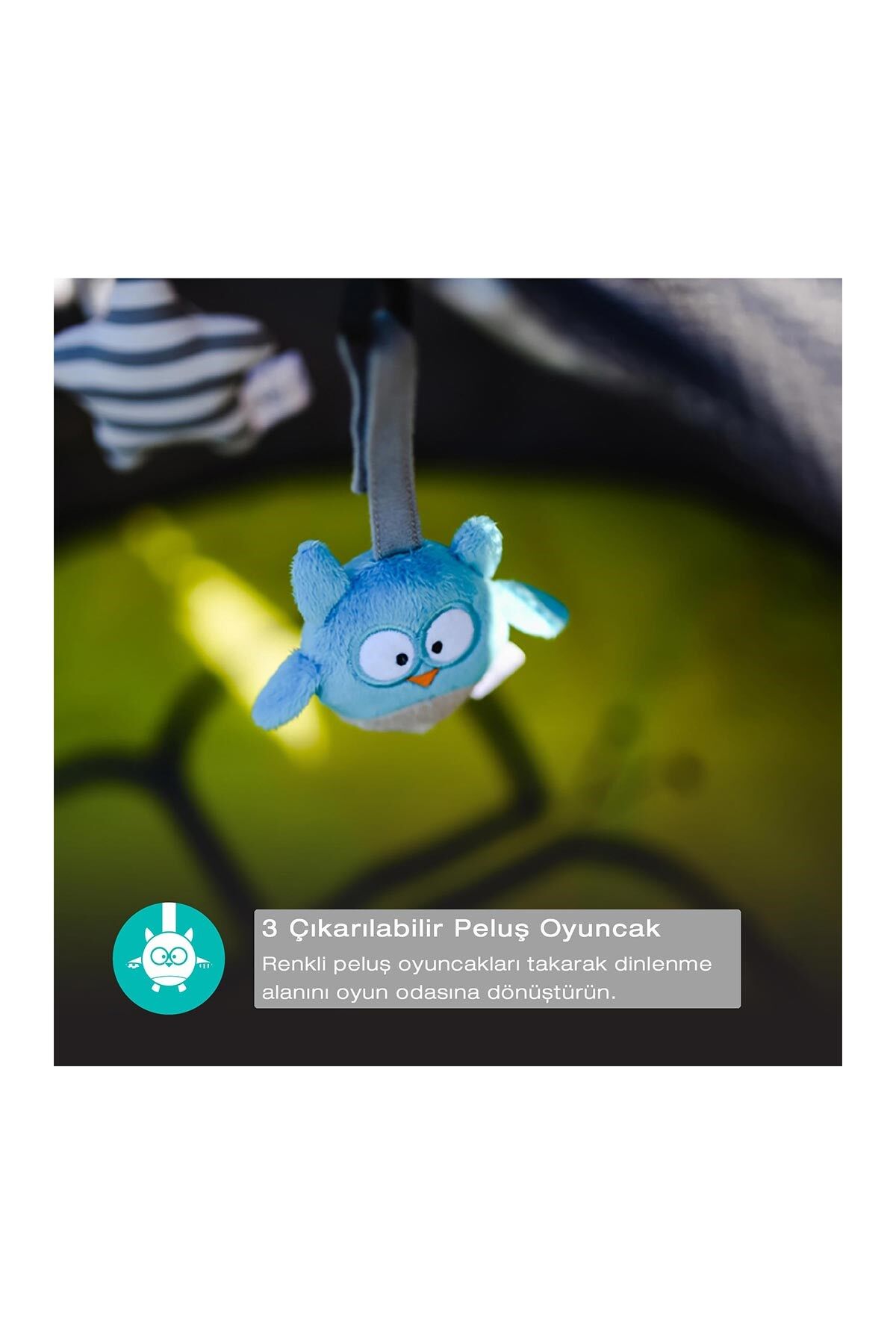 Bblüv Nidö 2in1 Seyahat ve Oyun Çadırı Gri