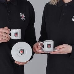 Neva Beşiktaş Klasik Logo 2’li Kahve Fincan Takımı