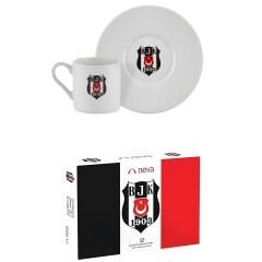 Neva Beşiktaş Klasik Logo 2’li Kahve Fincan Takımı