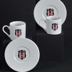Neva Beşiktaş Klasik Logo 2’li Kahve Fincan Takımı