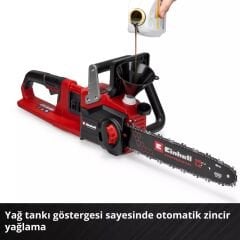 Einhell GE-LC 36/35 Li - Solo, Akülü Ağaç Kesme (Akü Hariç)