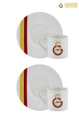 Neva Galatasaray Çizgili 2’li Kahve Fincan Takımı