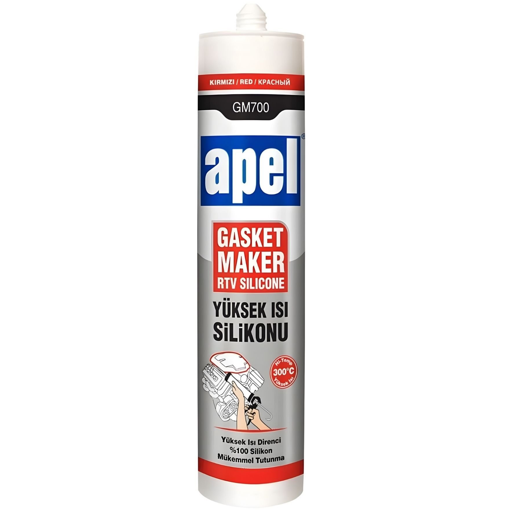 Mitre Apel Apel gm700 Yüksek Isı Silikonu 310 ML