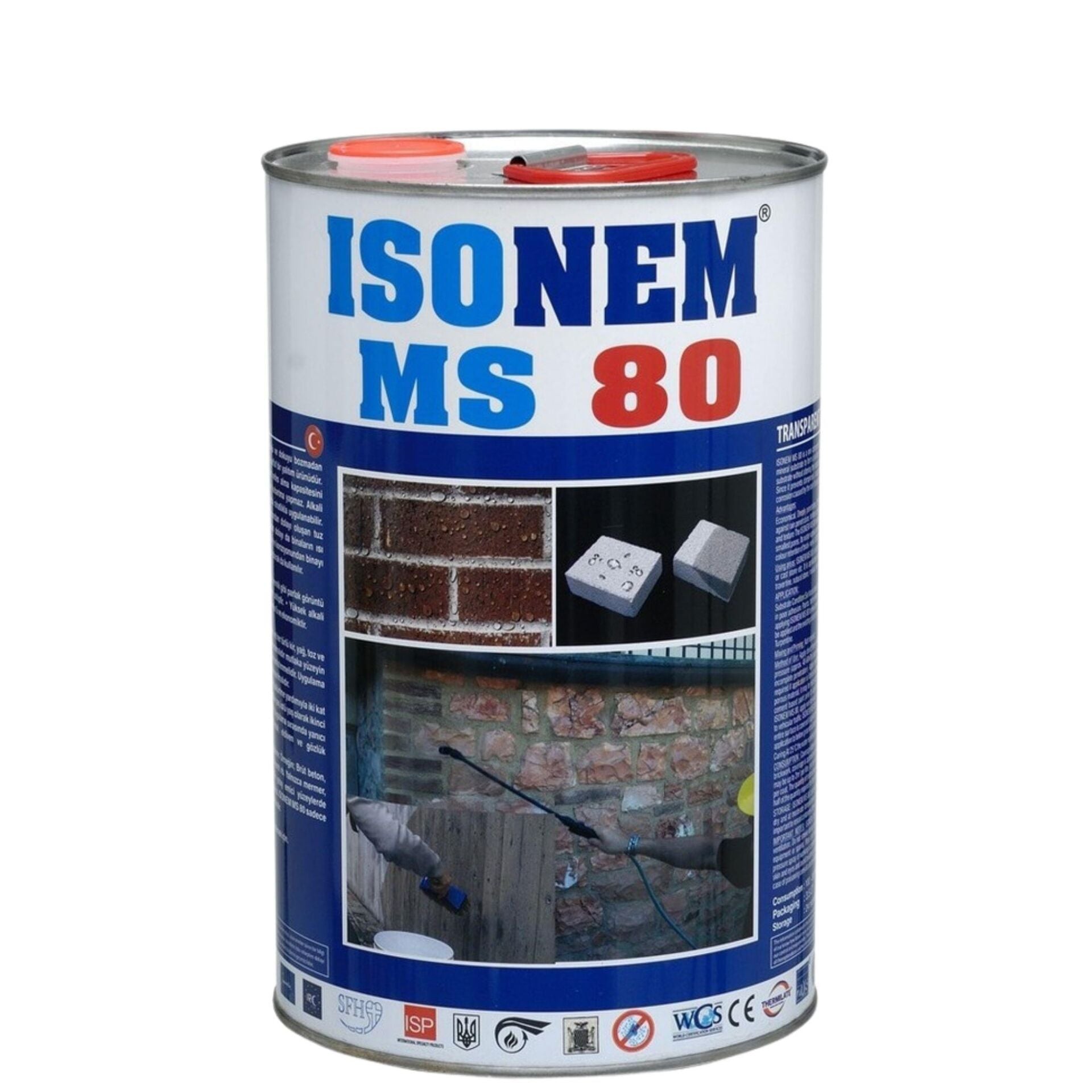 Isonem MS 80 3,5 LT Şeffaf Dış Cephe Su Yalıtım Malzemesi