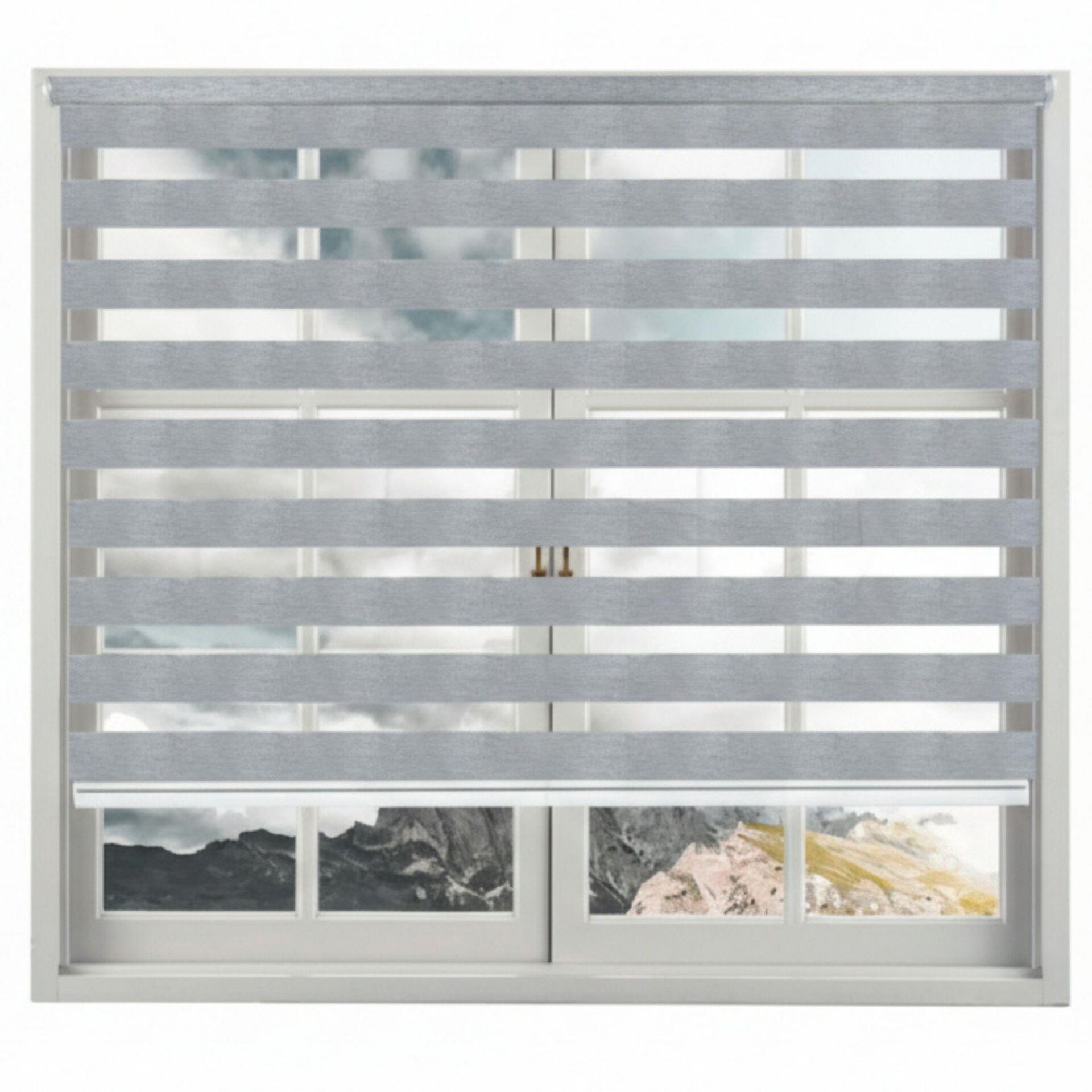 Linadora Zebra Stor Bambu Perde Gri 160x200 cm