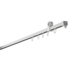 Linadora U Biçimli Rustik Perde Rayı Beyaz