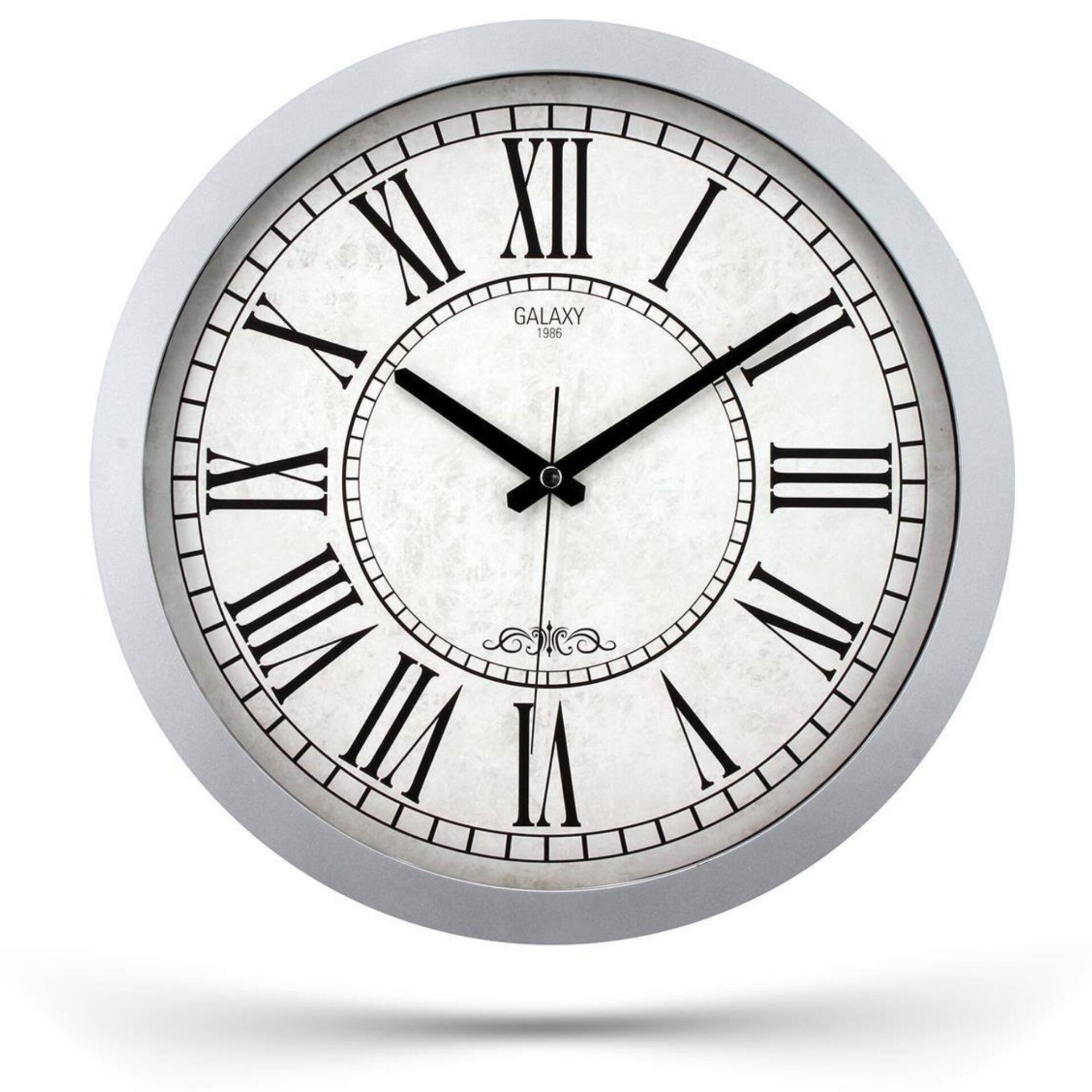 Galaxy ROMA Rakamlı Gri Duvar Saati 35 CM D-1967-G